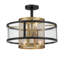 Soho - luminaire suspendu 4 lumières semi-encastré
