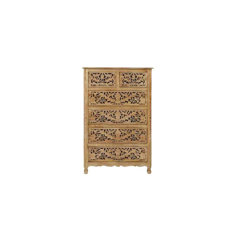 Harleen 6 Drawer Chest, Brown