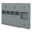 Earleville Twin Size Murphy Bed With Closet And Drawers,Space-Saving Wood Wall Bed Frame With Desk-108839926