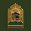 Support de tapis en métal et tablette murale avec Kaaba et Salah Dua-2084731673
