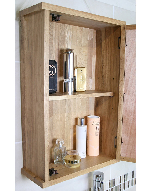 Devin Solid Wood Mirror Cabinet