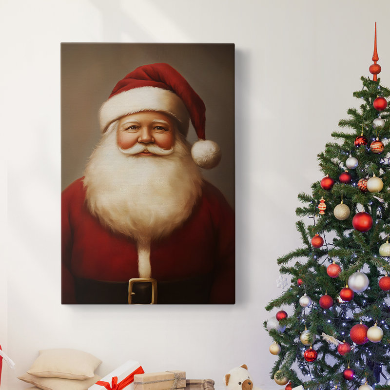 Art des Fêtes de Noël - Toile tendue avec châssis - Série 2-CD XXVI, H 18 po x l 12 po
