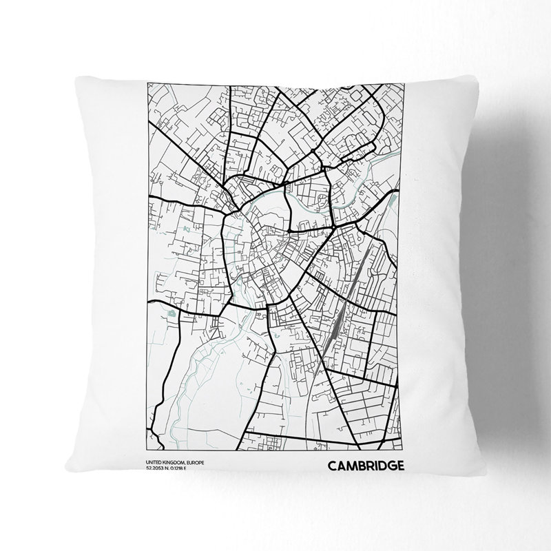 Square Cushion, 40cm H x 40cm W x 15cm D, Stone
