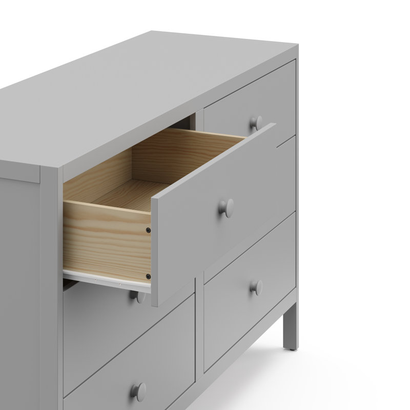 Ensemble de lit pour tout-petits avec matelas et commode 6 tiroirs Graco Bailey, Galet