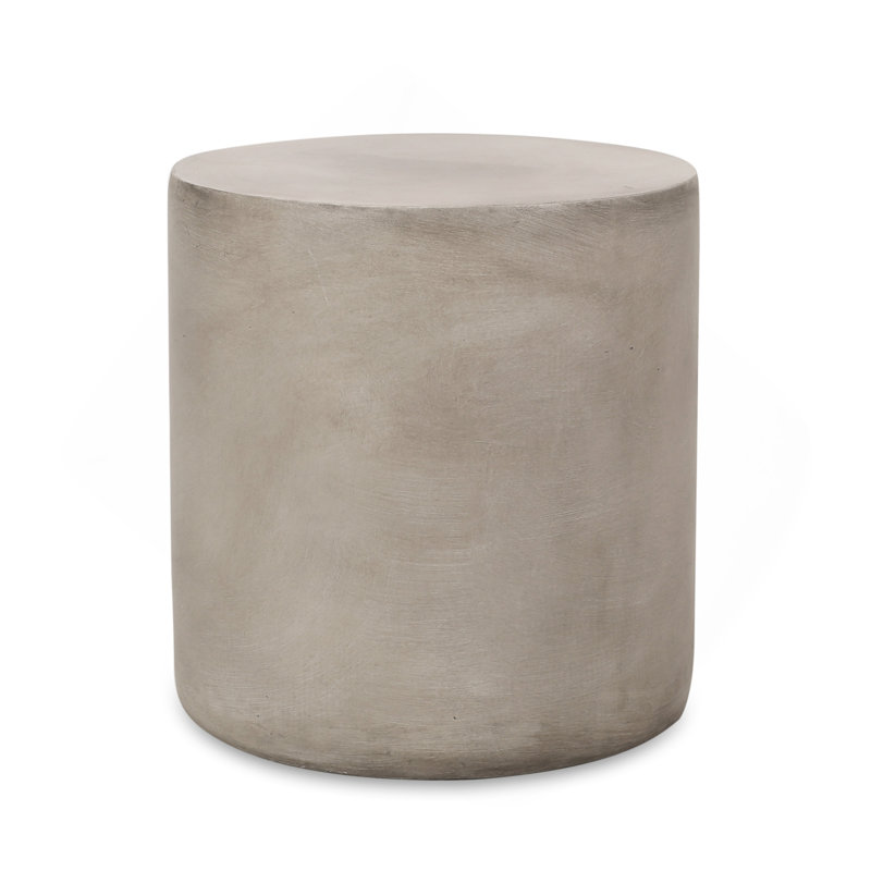 Outdoor Lightweight Concrete Side Table
