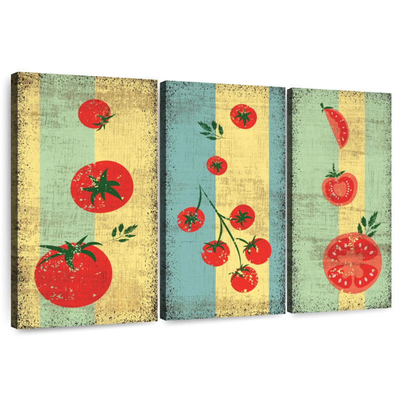 Yarlin Vintage Tomatoes, 24" H x 38" W