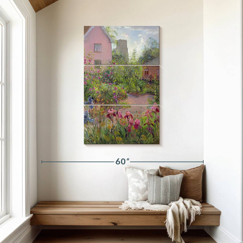 Jardin d'herbes Alvord à midi, H 45 po x l 28 po