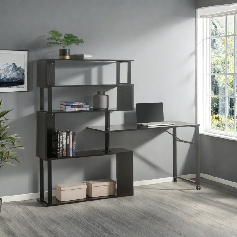 Table de coin en L pour bureau à domicile