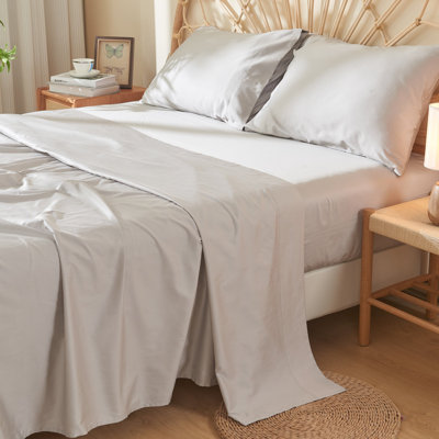 DOZ Long Staple Sateen Sheet Set No Flat Sheet
