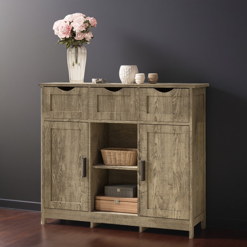 Armandino 35.43'' Console Table, Gray