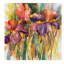 Art mural sur toile tendue - Annelein Beukenkamp «Together Purple Red» pour décoration de salon, de chambre à coucher ou de bureau - 24 x 24-30394691