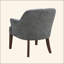 Fauteuil rembourré en tissu 1pc