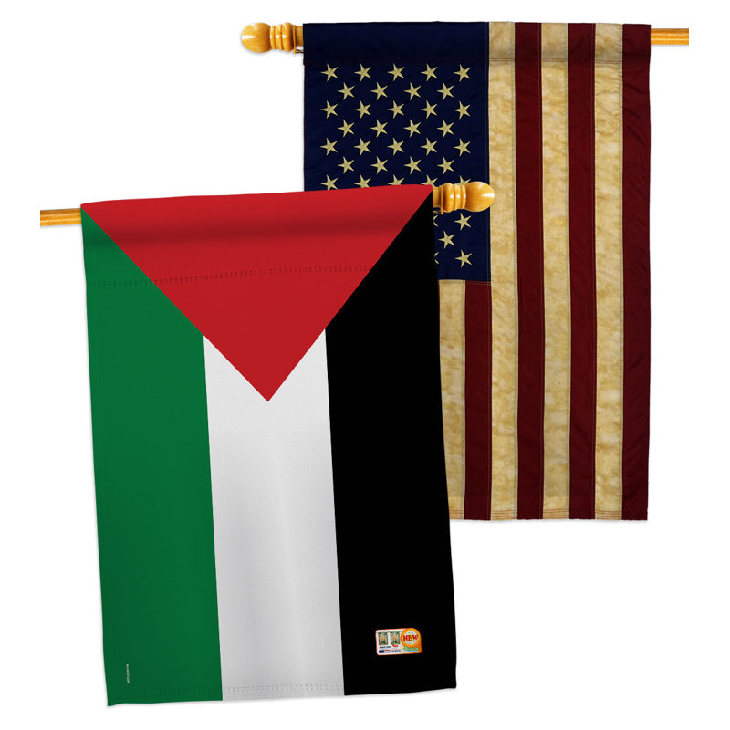 Double Sided 40'' H x 28'' W Polyester House Flag