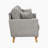 Artina 65'' Square Arm Loveseat-1936660079
