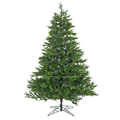 Green Most Realistic Artificial Fir Christmas Tree with LED Color Changing Lights