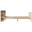 Bookcase Bed Without Mattress Solid Wood Pine-431558604-431558607