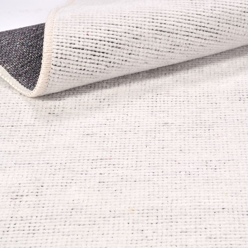 Tapis beige moderne lavable à la machine, Rectangle 2 pi 8 po x 5 pi