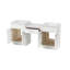 Meuble-lavabo double 72 po avec tiroir en bois massif Disar-1558987338