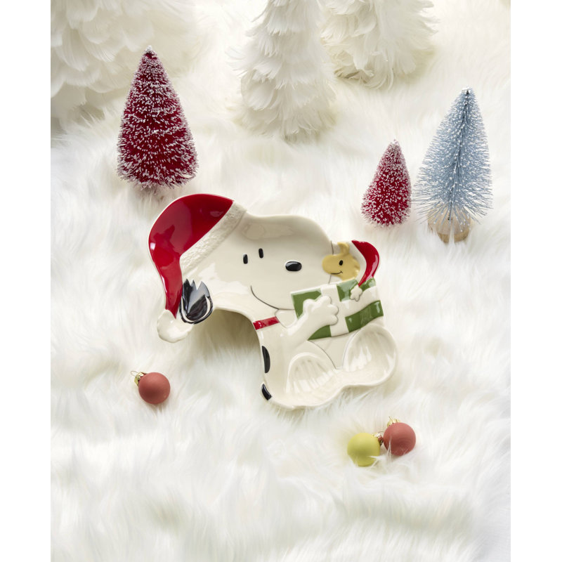 Snoopy Christmas Candy Dish