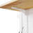 53inch Large Kitchen Island with Drop Leaf,Power Outlet,Door Internal Storage Rack,Rolling Kitchen Cart on 5 Wheels with 5 Open Side Racks for Kitchen,White (Two Packages)(Stools not included)-310535185