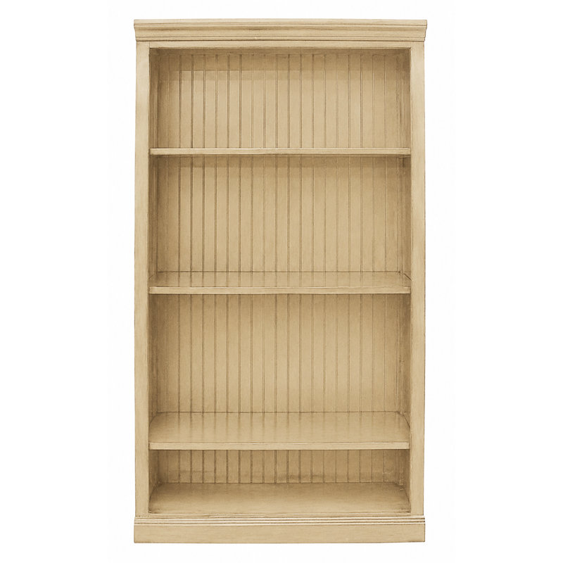 Sherita Bookcase, European Ivory, (3 Shelves) 60” H x 32” W x 14.25” D