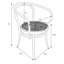 Fauteuil bistro en bois massif Diane-966514185