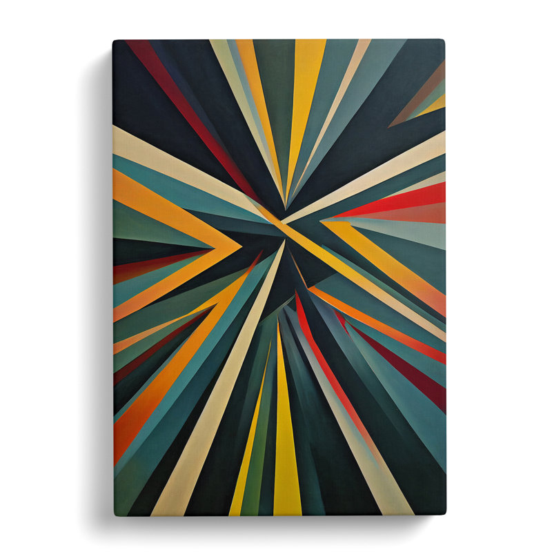 Powerful Abstract Art - Wall Art, Wrapped Canvas, 50cm H x 35cm W, No Matte