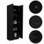 Armoire garde-manger multi-rangement, cinq tablettes, armoire double porte-2145604969