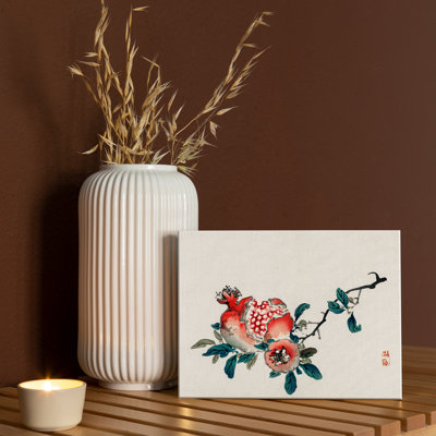 Pomegranate 1 Piece Wrapped Canvas Wall Art