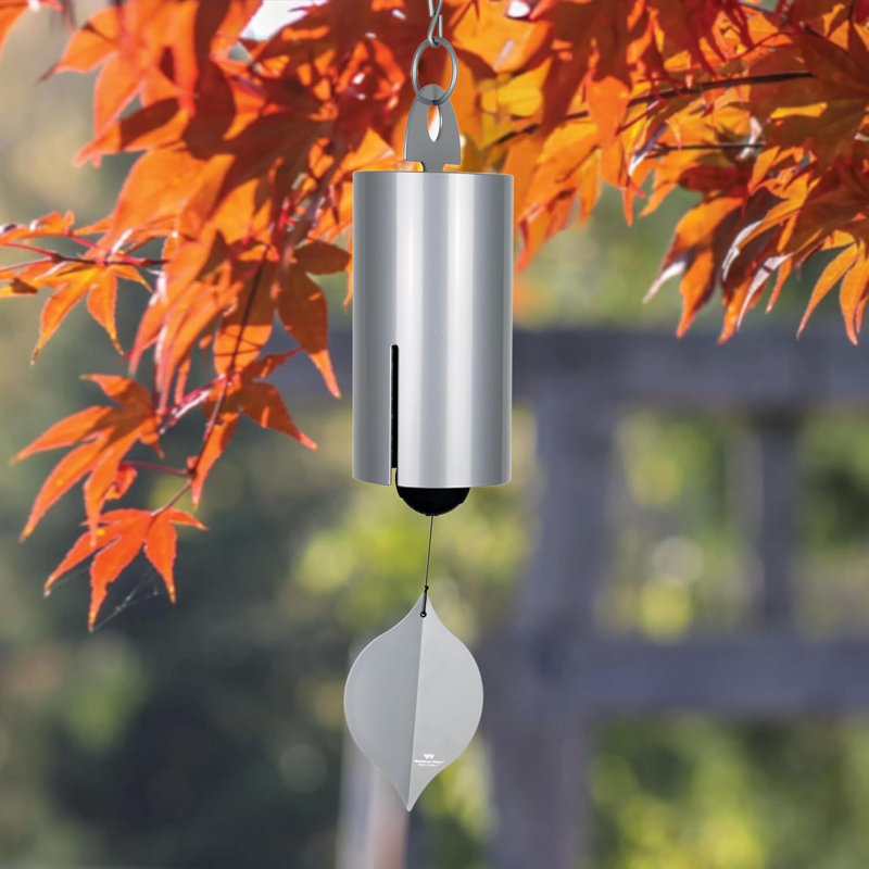 Carillon Heroic Windbell ™, H 40 po x l 6 po x P 6 po, Gris havre