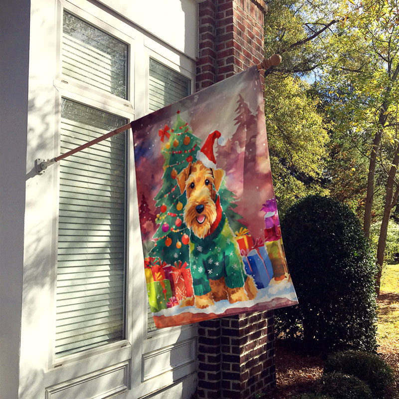 Double Sided Polyester Christmas, 40'' H x 28'' W
