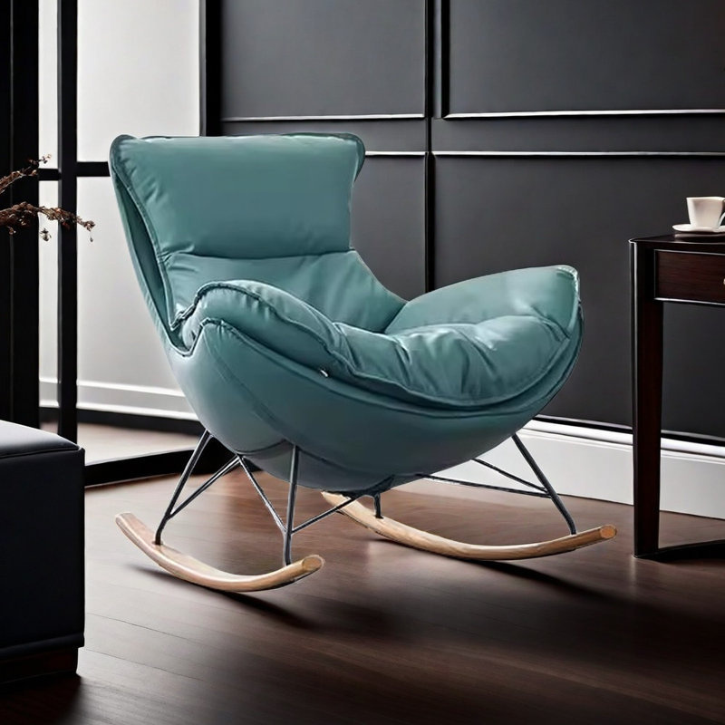 Chaise berçante décontractée et durable, Vert