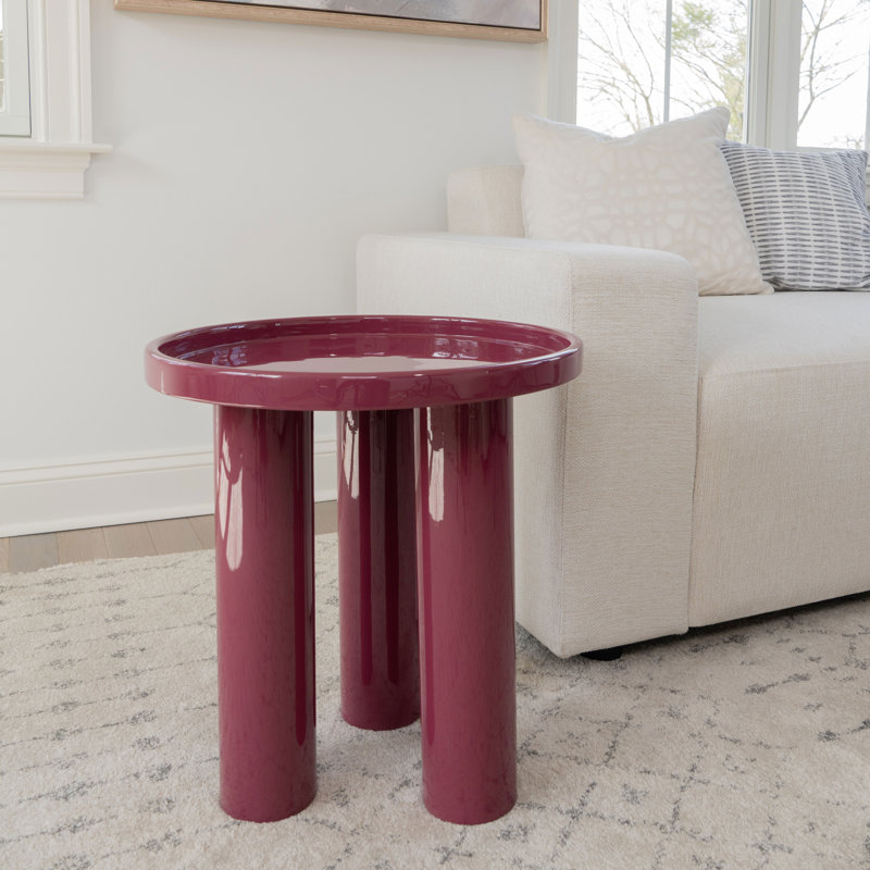 Sofia End Table, Yellow Ochre