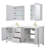 Daria 80'' Double Bathroom Vanity with Marble Top-97902713-97902718
