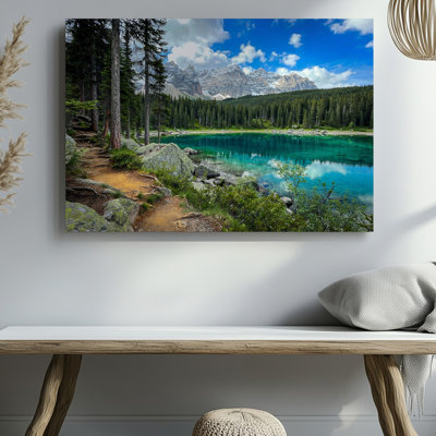 Paysage de montagne, paysage de forêt, scène naturelle, impression murale sur toile pour le salon, la chambre à coucher, le bureau, le couloir, le vestibule, le mur de la galerie et la décoration intérieure moderne