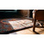 Antique Artistic Colorful Floral Pattern American Hooked Rug