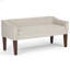 Banc rembourré