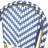 Outdoor French  2  - 29.5" Height, Navy Blue And White, Aluminum Frame With Effect, Pe , Rustproof, Garden  2  -like Finish, Rust ,