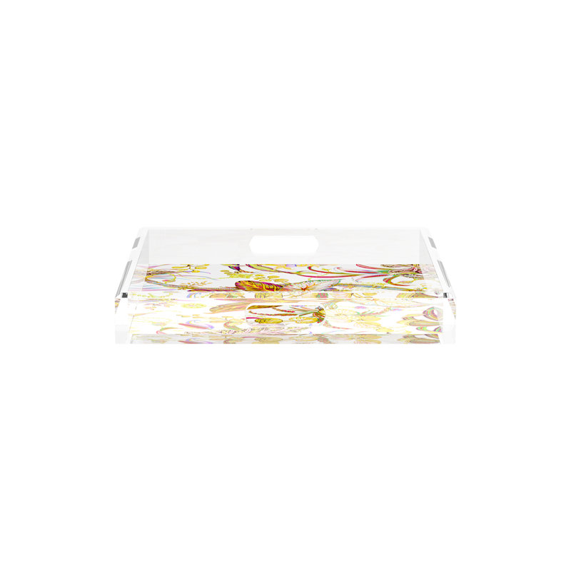 Plateau décoratif Amazonia, Splendeur, L 12 po x P 12 po x H 2 po