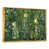 Toile avec cadre flottant or