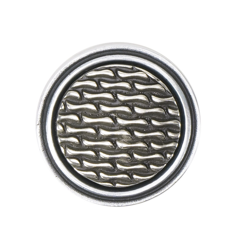 Spectra Waves knob in chrome finish, Chrome