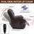 Dual Motor Infinite Position Up To 350 LBS Electric Medium Size Power Lift Recliner Chair With 8-Point Vibration Massage And Lumbar Heating-1557075901