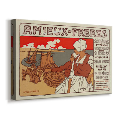 Amieux-Frères (Advertising Poster)-Georges Fay-Gallery Wrapped Canvas-1899