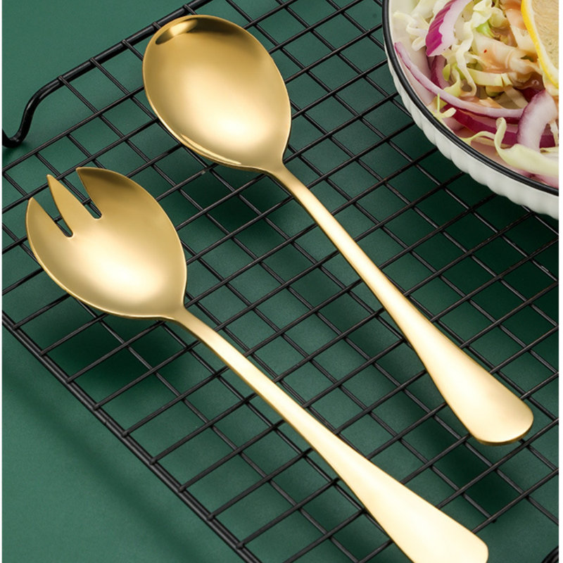 Gearard 11 -Piece Stainless Steel Hostess Set, Or