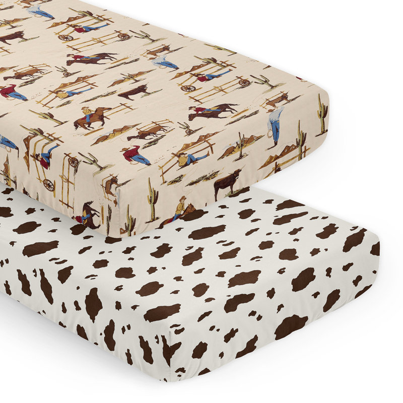 Wild West Fitted Crib Sheet by Sweet Jojo Designs