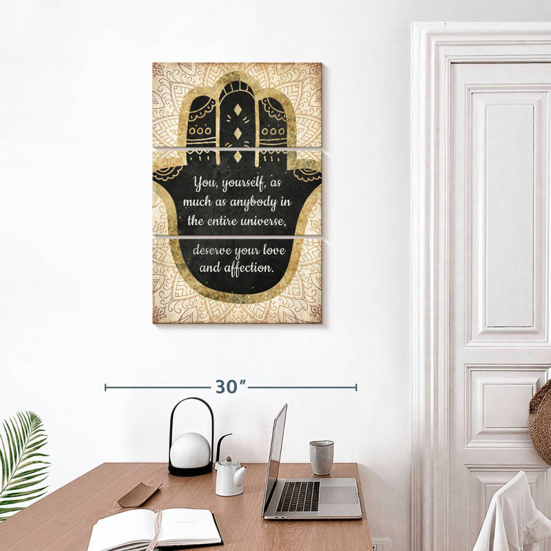 Tergel Love Zen Quote, 32" H x 20" W