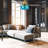 42"W Bergen LED Indoor Iridescent Blue And Gold Ceiling Fan With Remote Control