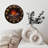 Volcano Lava Rock Wall Clock Home Decor