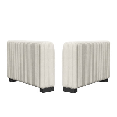 Corduroy Armrests Module For Corduroy Sofa Collection