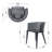 Milan Outdoor Dining Chair(Set Of 2)-1144036494